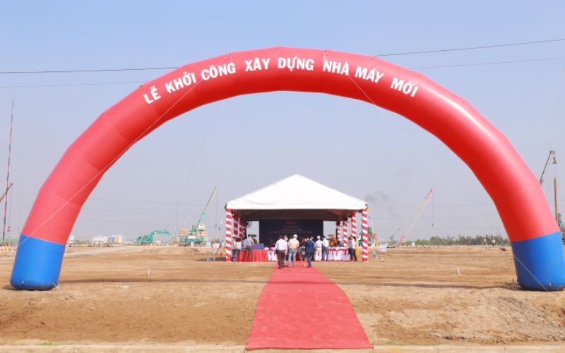 Lễ khởi công xây dựng nhà máy mới rộng 10ha của Tập đoàn sơn Jotun tại KCN Hiệp Phước