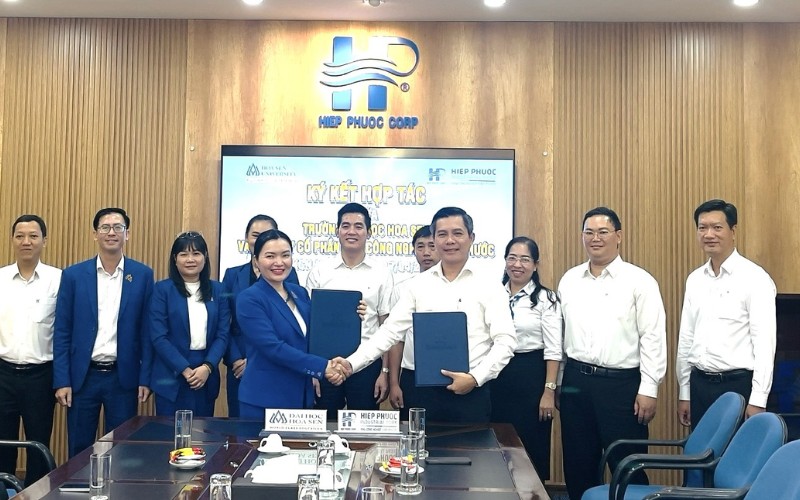 Lễ ký kết biên bản ghi nhớ Giữa Công ty CP KCN Hiệp Phước và Trường Đại học Hoa Sen