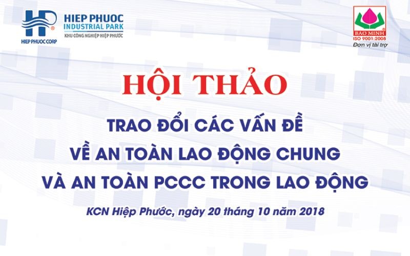 Lớp đào tạo an toàn lao động Khu công nghiệp Hiệp Phước 2018