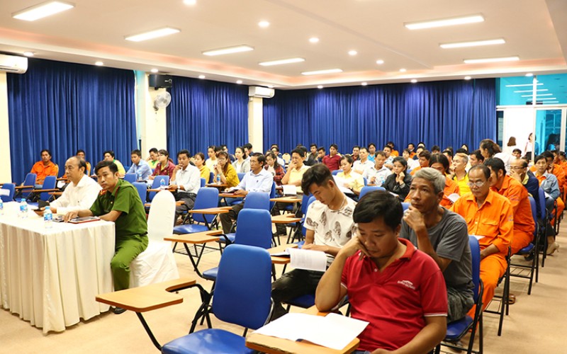 Lớp đào tạo an toàn lao động Khu công nghiệp Hiệp Phước 2018 đã diễn ra thành công tốt đẹp