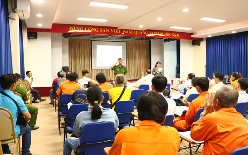 Lớp đào tạo an toàn lao động Khu công nghiệp Hiệp Phước 2018 đã diễn ra thành công tốt đẹp