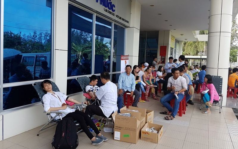Ngày hội “Hiến máu tình nguyện” tại Trung Tâm Sinh Hoạt Công Nhân Khu công nghiệp Hiệp Phước