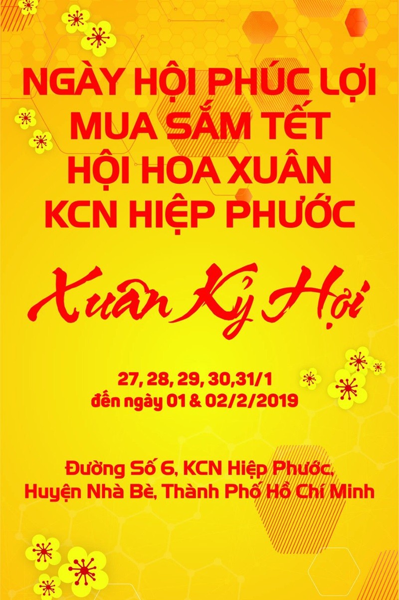 Ngày Hội Phúc Lợi Người Lao Động - Hội Hoa Xuân KCN Hiệp Phước 2019