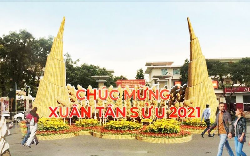 Phối cảnh 3D Lễ hội mừng Xuân Tân Sửu Huyện Nhà Bè