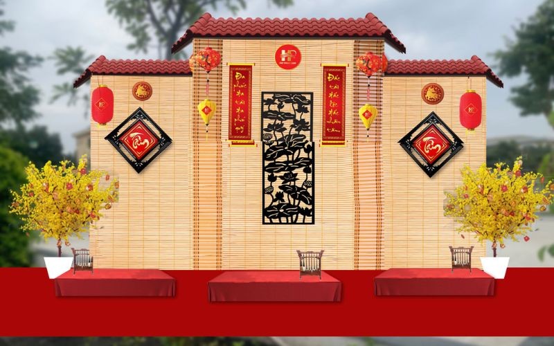 Phối cảnh 3D Lễ hội mừng Xuân Tân Sửu Huyện Nhà Bè