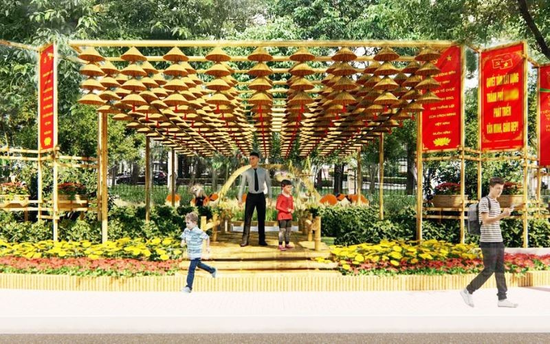 Phối cảnh 3D Lễ hội mừng Xuân Tân Sửu Huyện Nhà Bè