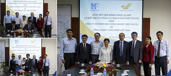 VNPOST ký Hợp đồng thuê lại đất