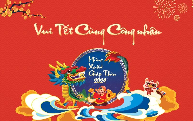 Vui Tết cùng công nhân KCN Hiệp Phước Mừng Xuân Giáp Thìn 2024